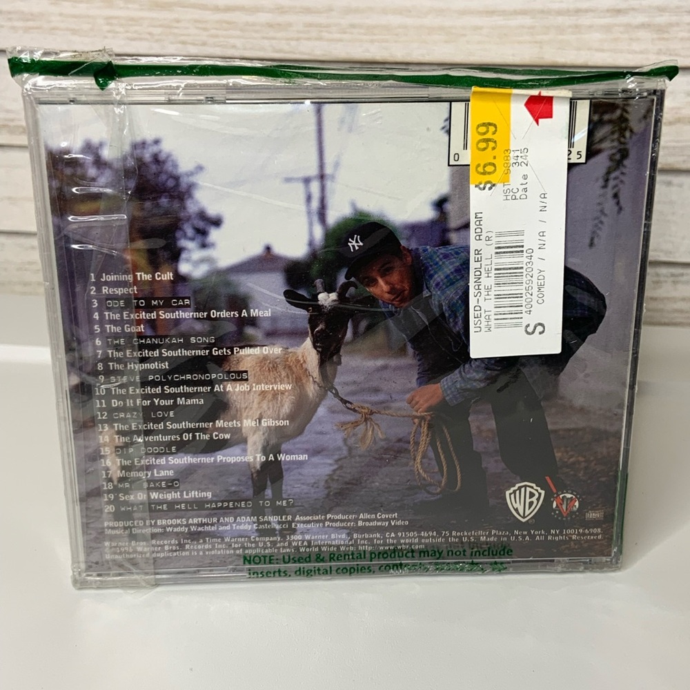 Adam Sandler Original Comedy What the Hell Happened to Me Audio CD